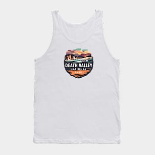 Death Valley National Park Colorful Badge Tank Top